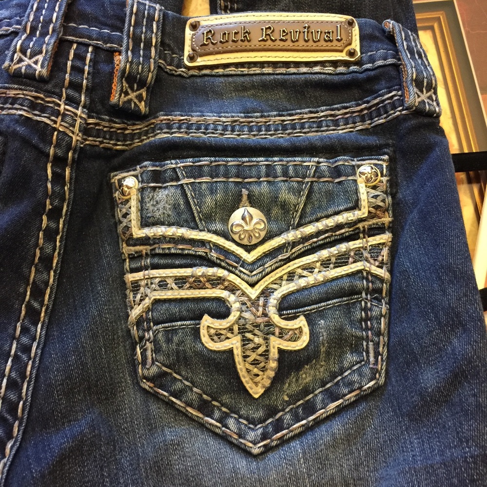 Rock Revival skinny jeans.  Size 25